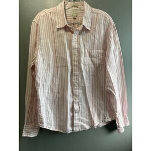 J.Crew Men's Baird Mcnutt Irish linen shirt Men's Size‎ Medium Long Sleeve